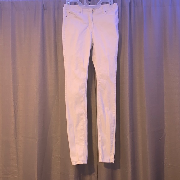 White long jeans.